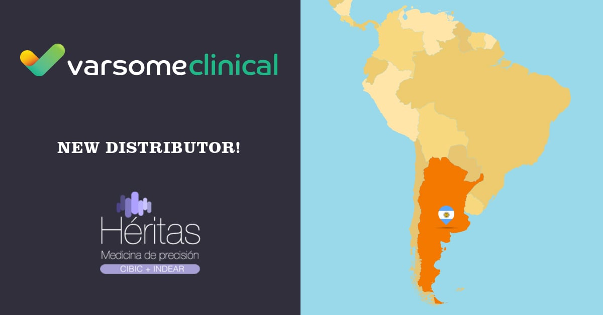 Heritas to distribute VarSome Clinial in Argentina!