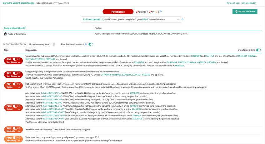 Building the best in variant classification