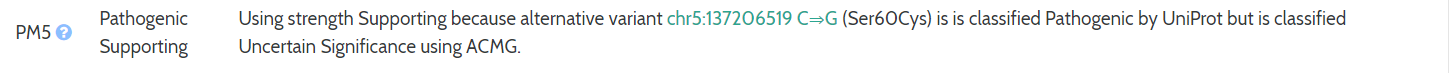 ACMG PM5 Explained